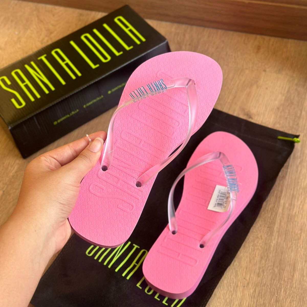 Chinelo Santa Lolla Flip Flop Borracha 05A9.3750.0016