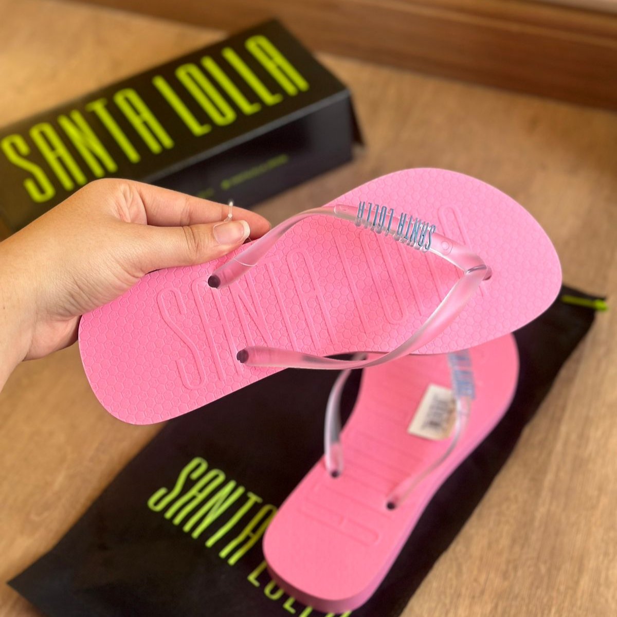 Chinelo Santa Lolla Flip Flop Borracha 05A9.3750.0016