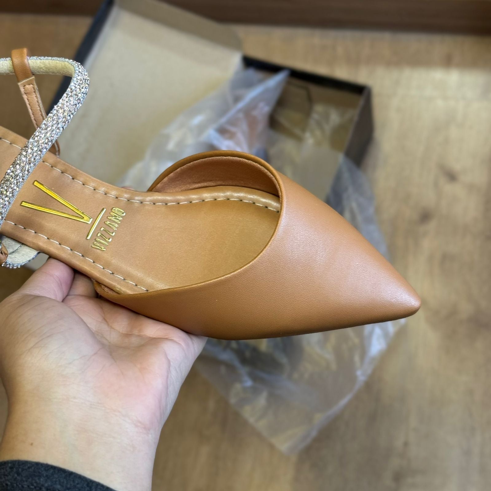 Sandália Vizzano Rasteira Bico Fino 1206.1003