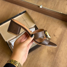 Salto Vizzano Salto Bloco Detalhe Quadrado Dourado 6291.1187