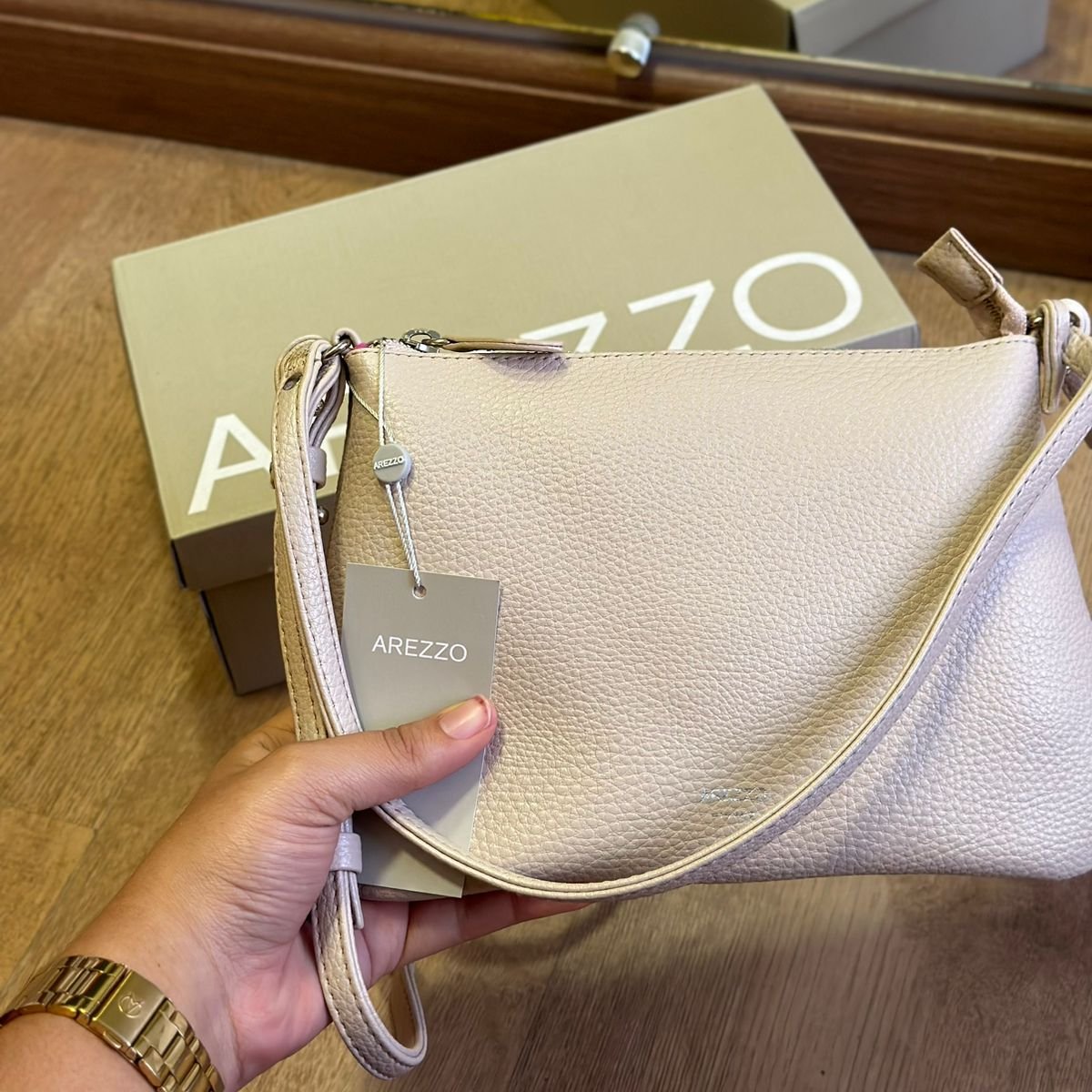 Bolsa Tiracolo Arezzo Luisa Cúrcuma A500230503