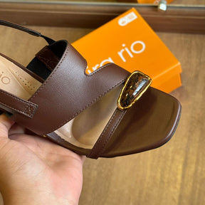 Salto Beira Rio Marfim Polido 8436.243