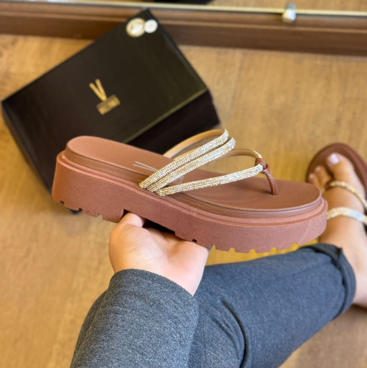 Sandália Vizzano Dupla de Diamante 6499.127