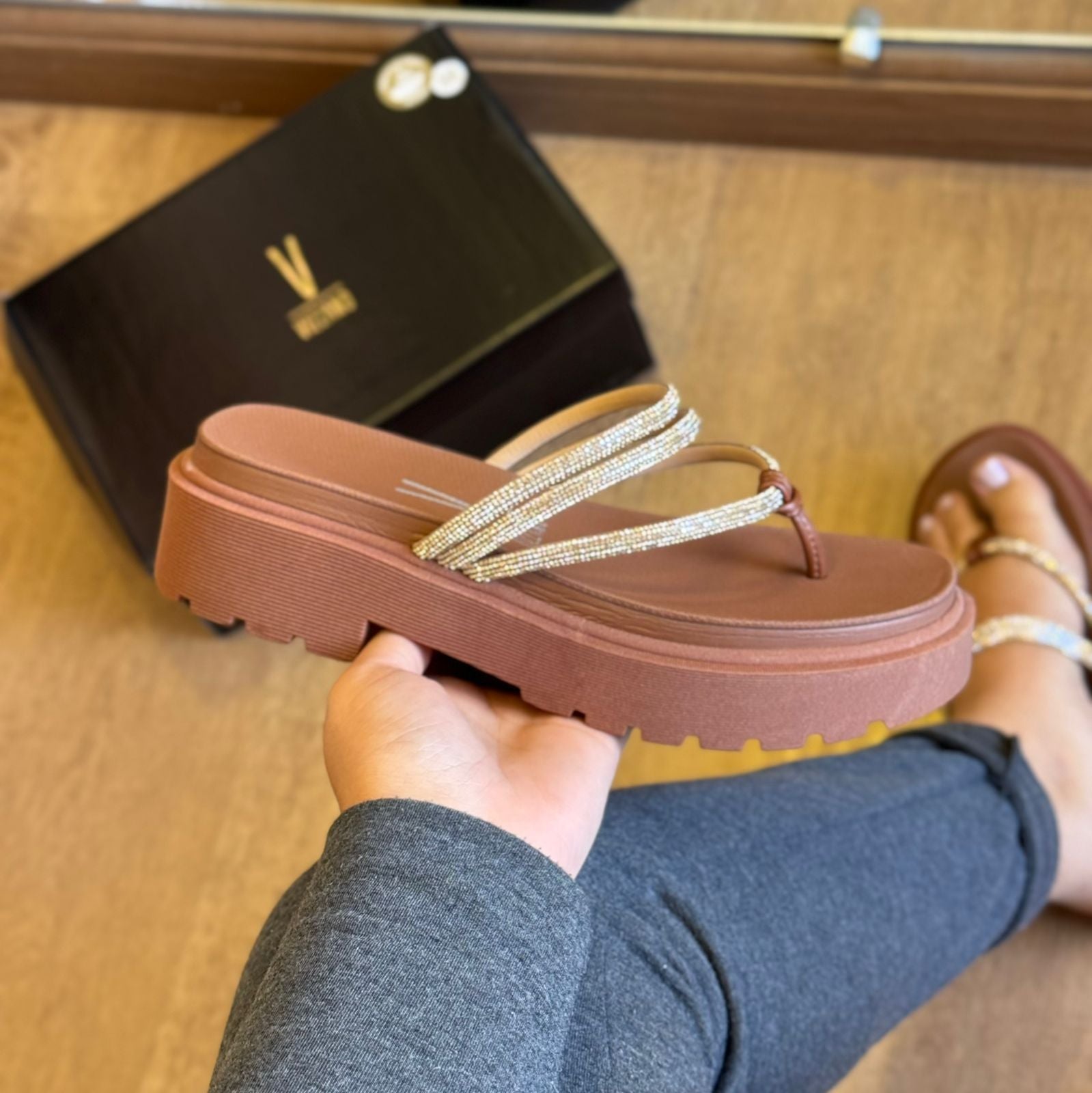 Sandália Vizzano Dupla de Diamante 6499.127