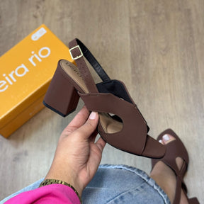 Sandália Beira Rio Slingback Nobuck 8436.238