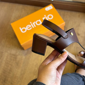 Sandália Beira Rio Salto Bloco 8246.1211