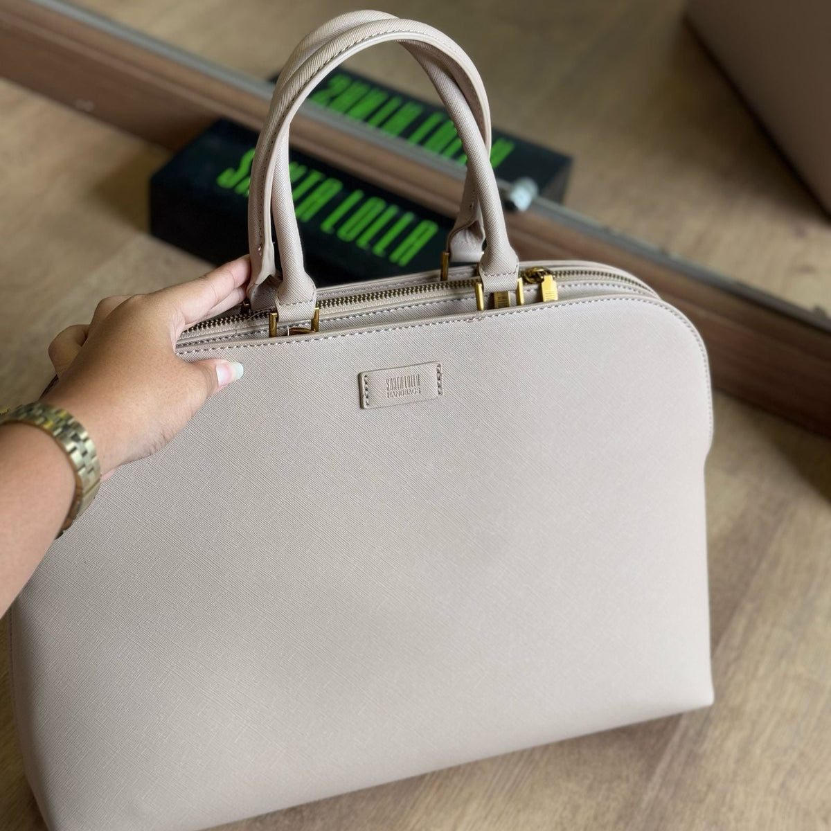 cBolsa Santa Lolla Risco Duas Alças 0453.4E82.0065