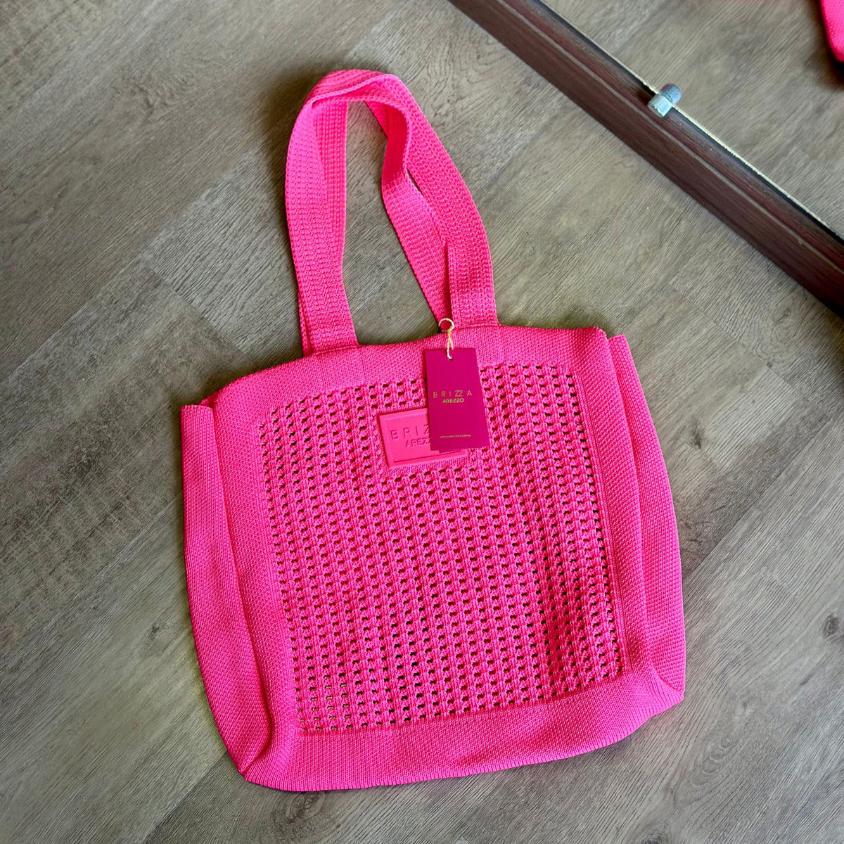 Bolsa Arezzo Brizza Shopping Crochê Mônaco Z19523