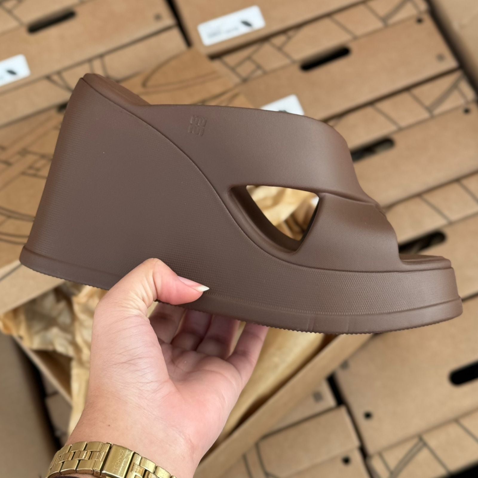 Sandália Melissa Plataforma Python 37856