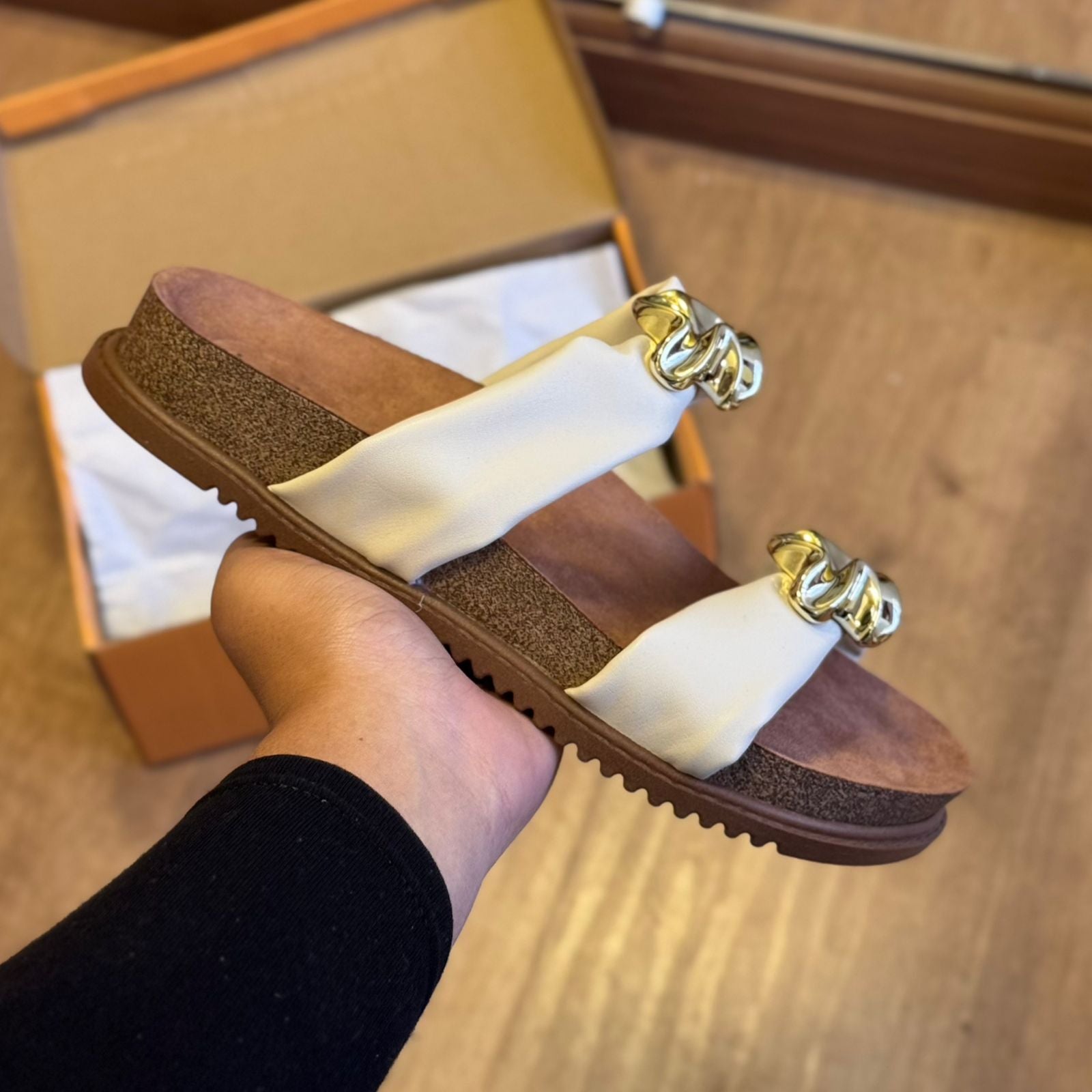 Sandália Beira Rio Pepita de Ouro 8523.115