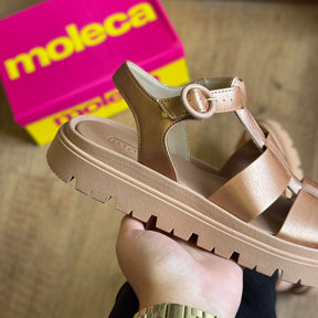 Sandália Papete Tratorada Moleca 5504.114