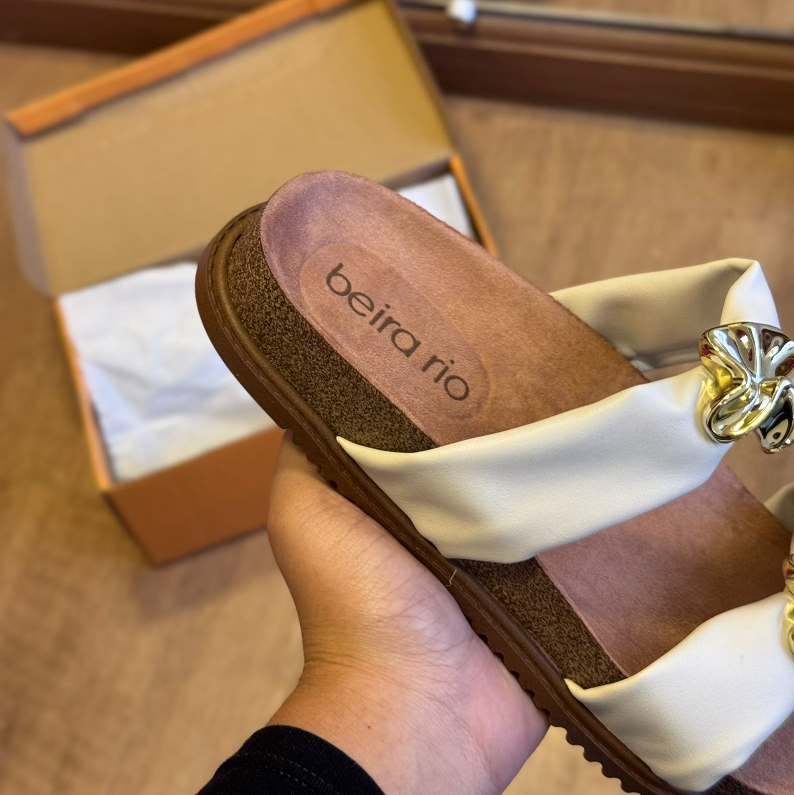 Sandália Beira Rio Pepita de Ouro 8523.115