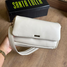 Bolsa Transversal Santa Lolla Slim com Alça Ajustável  0452.427E.037B