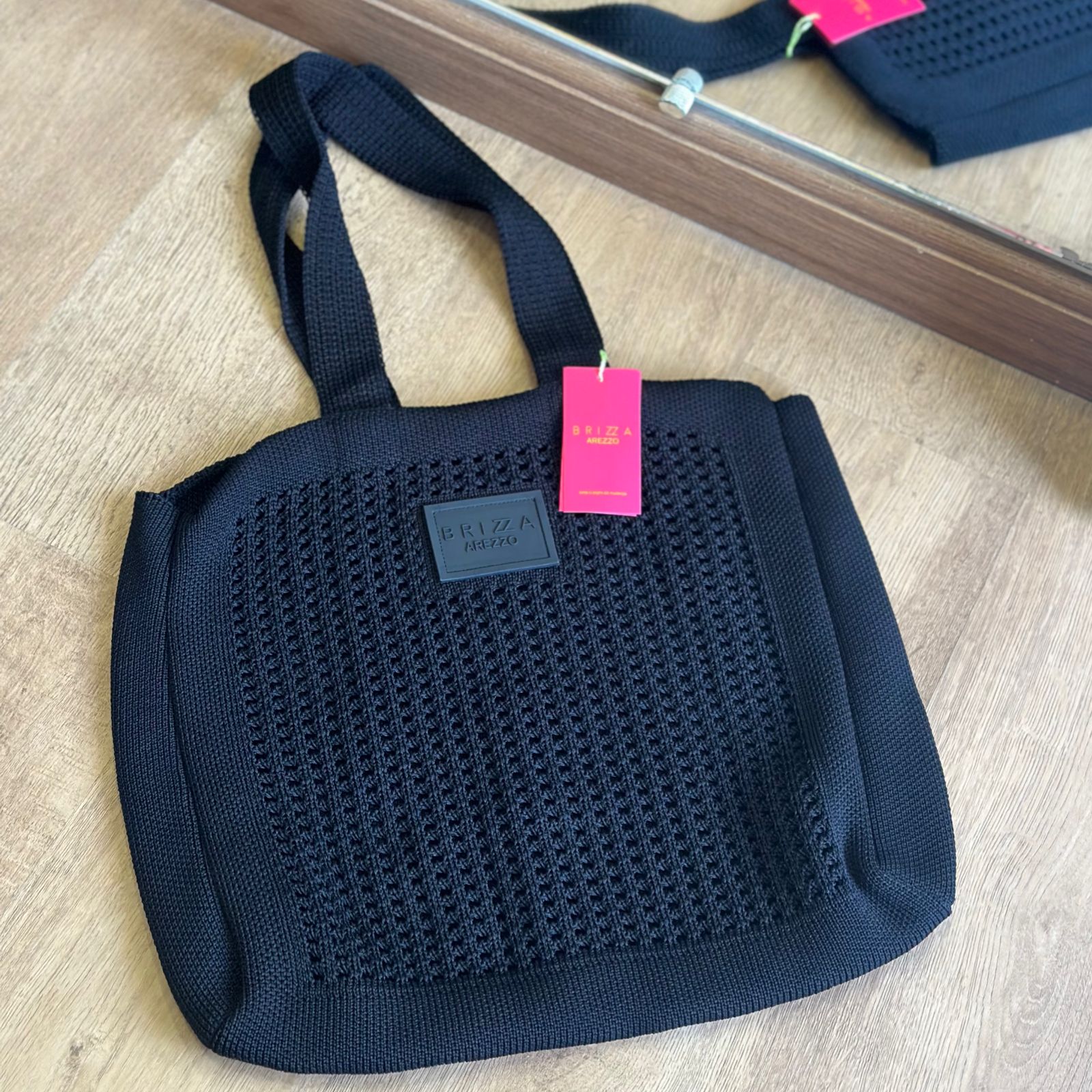 Bolsa Arezzo Brizza Shopping Crochê Mônaco Z19523