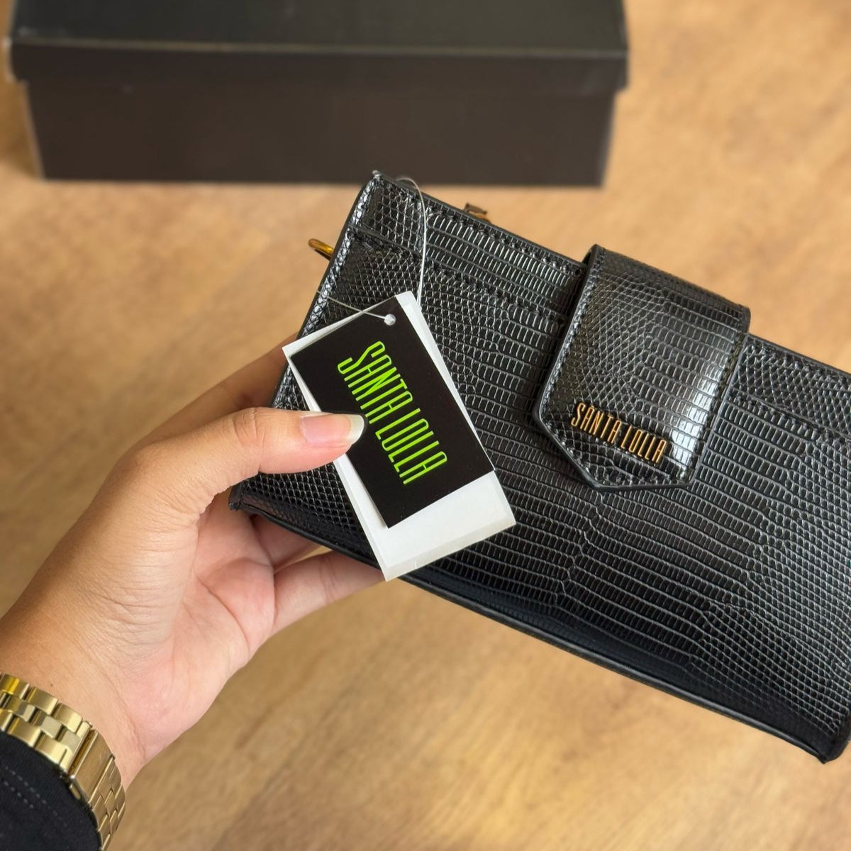 Carteira Santa Lolla Material Metalizado 0471.457E.037C