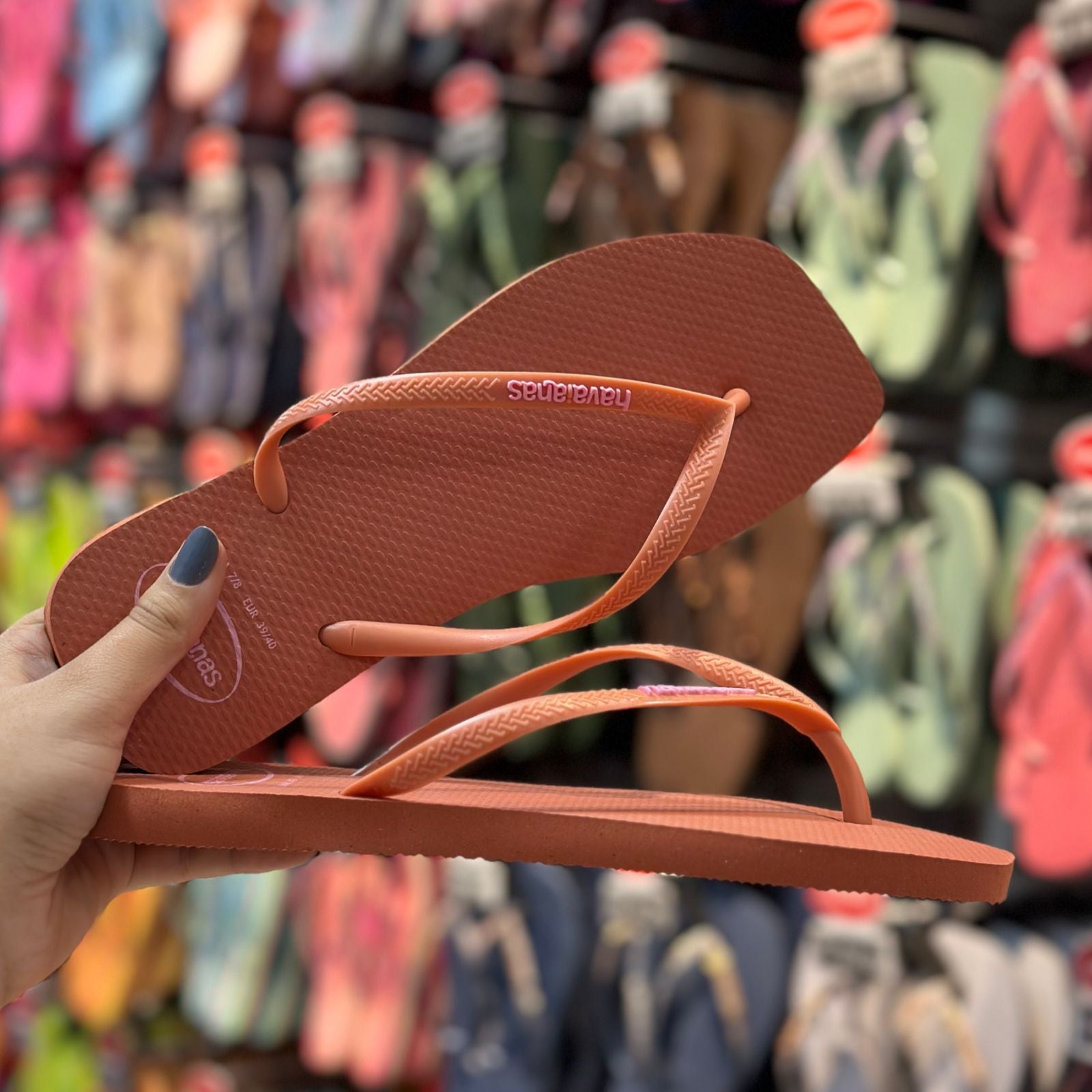 Havaianas Slim Square Logo Pop Up