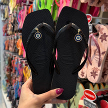 Havaianas Square + Pin Olho Grego Pendurado