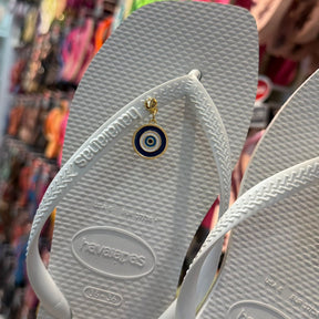 Havaianas Square + Pin Olho Grego Pendurado