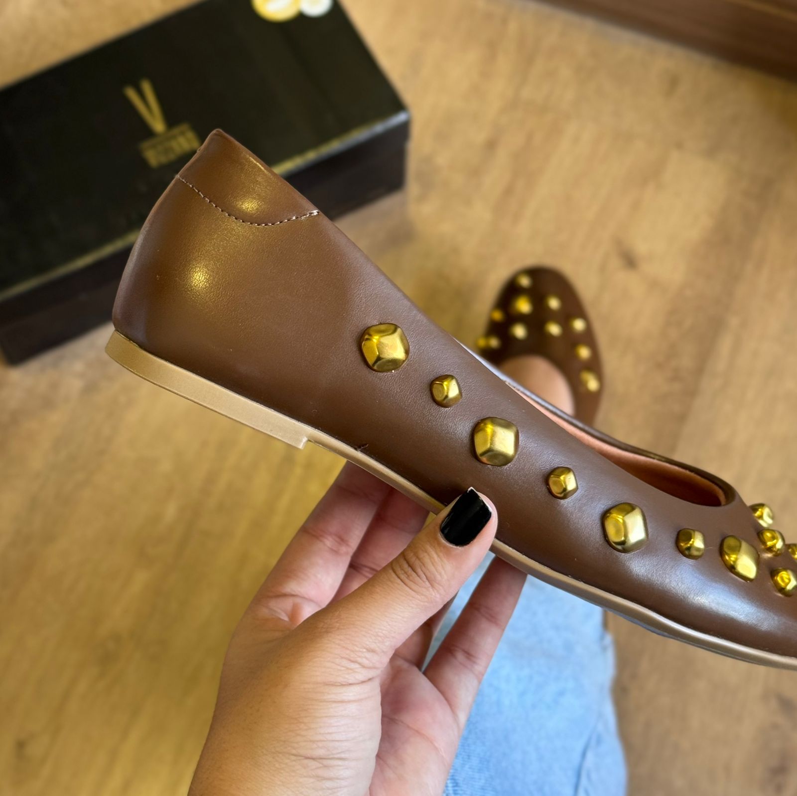 Sapatilha Vizzano Pedrarias Douradas 1443.111