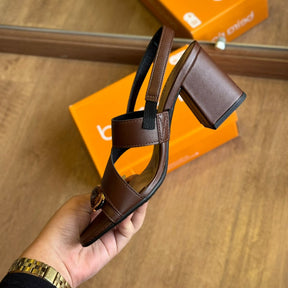 Salto Beira Rio Marfim Polido 8436.243