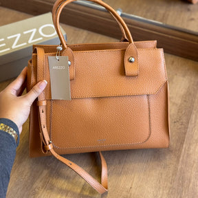 Bolsa Tote Arezzo Grande Detalhe Camurça A500230786