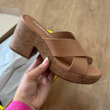 Tamanco Moleca Tiras Cruzadas Natural 5549.100