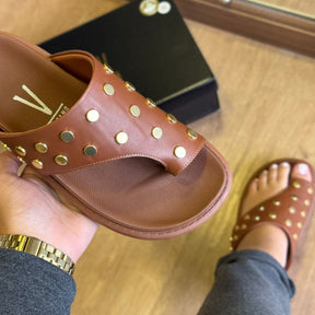 Sandália Vizzano Pontinhos Dourados 6510.117