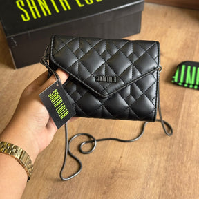 Bolsa Santa Lolla Carteira Transversal Metalizada e Verniz 0471.46BB