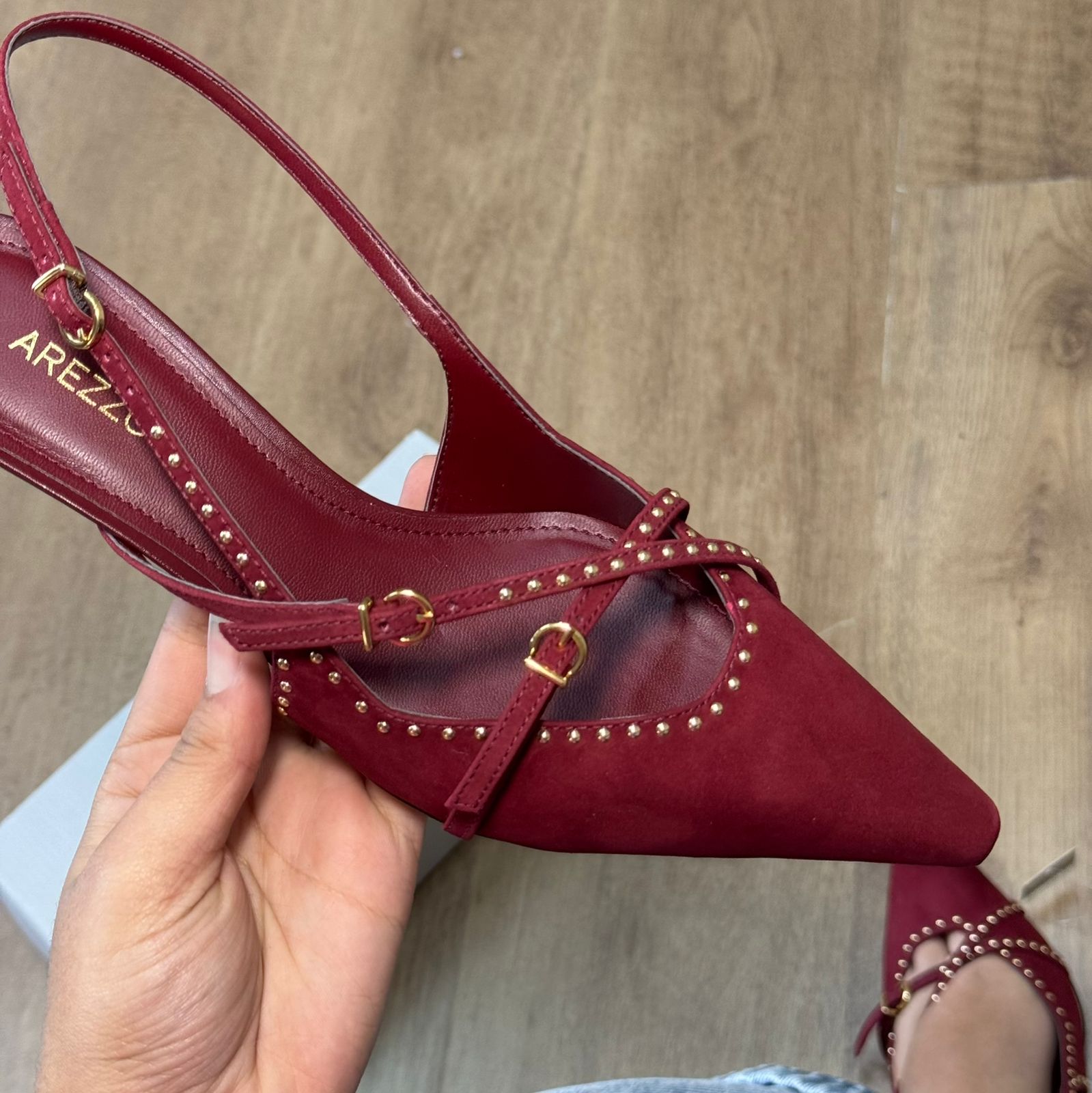 Scarpin Arezzo Bico Fino A132110019