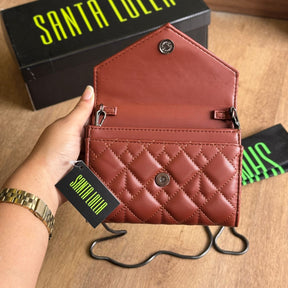 Bolsa Santa Lolla Carteira Transversal Metalizada e Verniz 0471.46BB