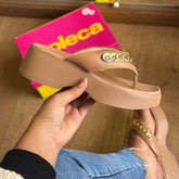 Tamanco Moleca Pedrarias Douradas 5503.117