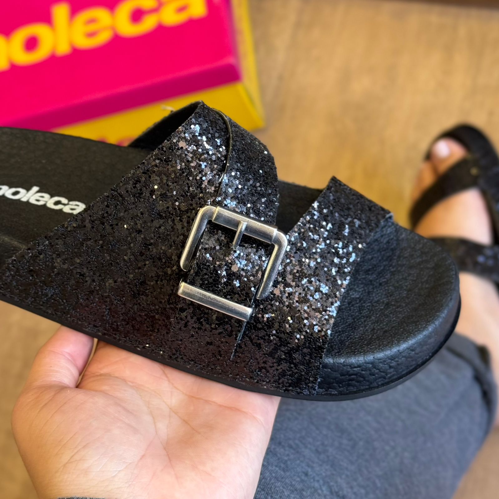 Sandália Moleca Brilho Eterno 5538.104