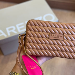 Bolsa Arezzo Pequena Metalizada Alça Marrocos Z195070007