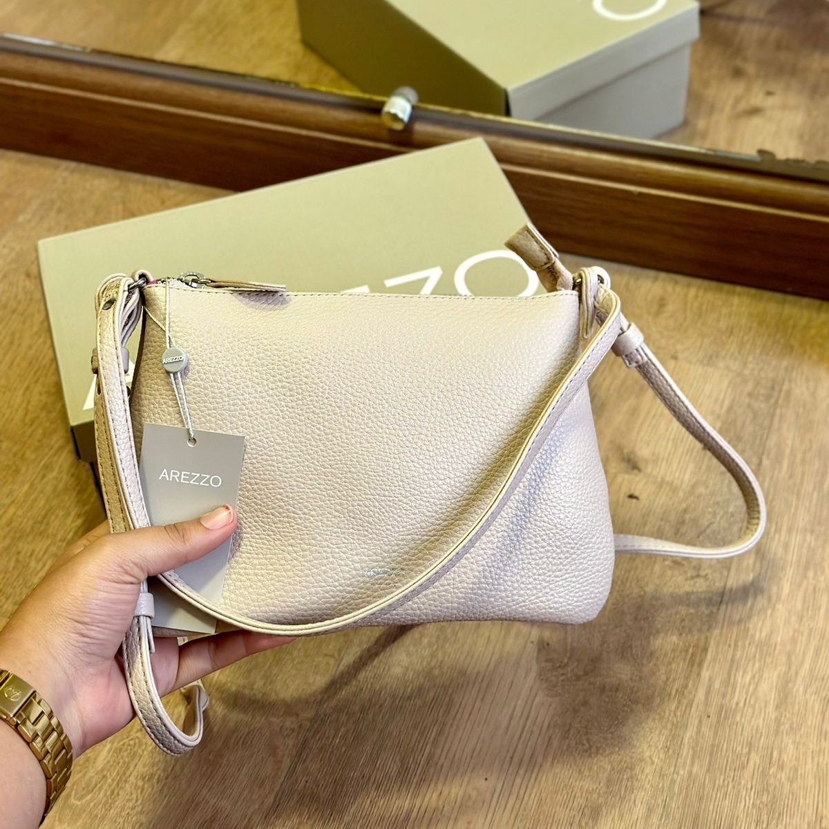 Bolsa Tiracolo Arezzo Luisa Cúrcuma A500230503