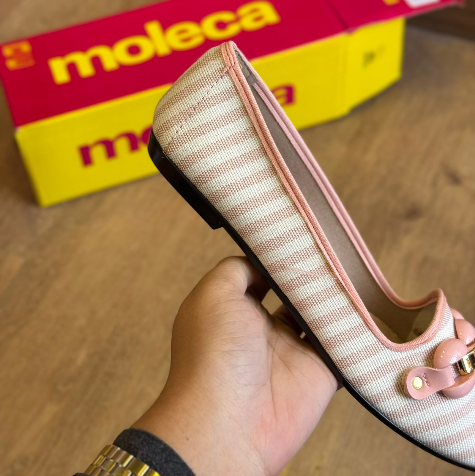 Sapatilha Moleca Corrente de Porcelana 5729.138