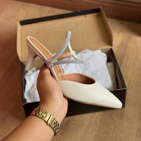 Scarpin Slingback Vizzano com Pedrarias 1185.1138