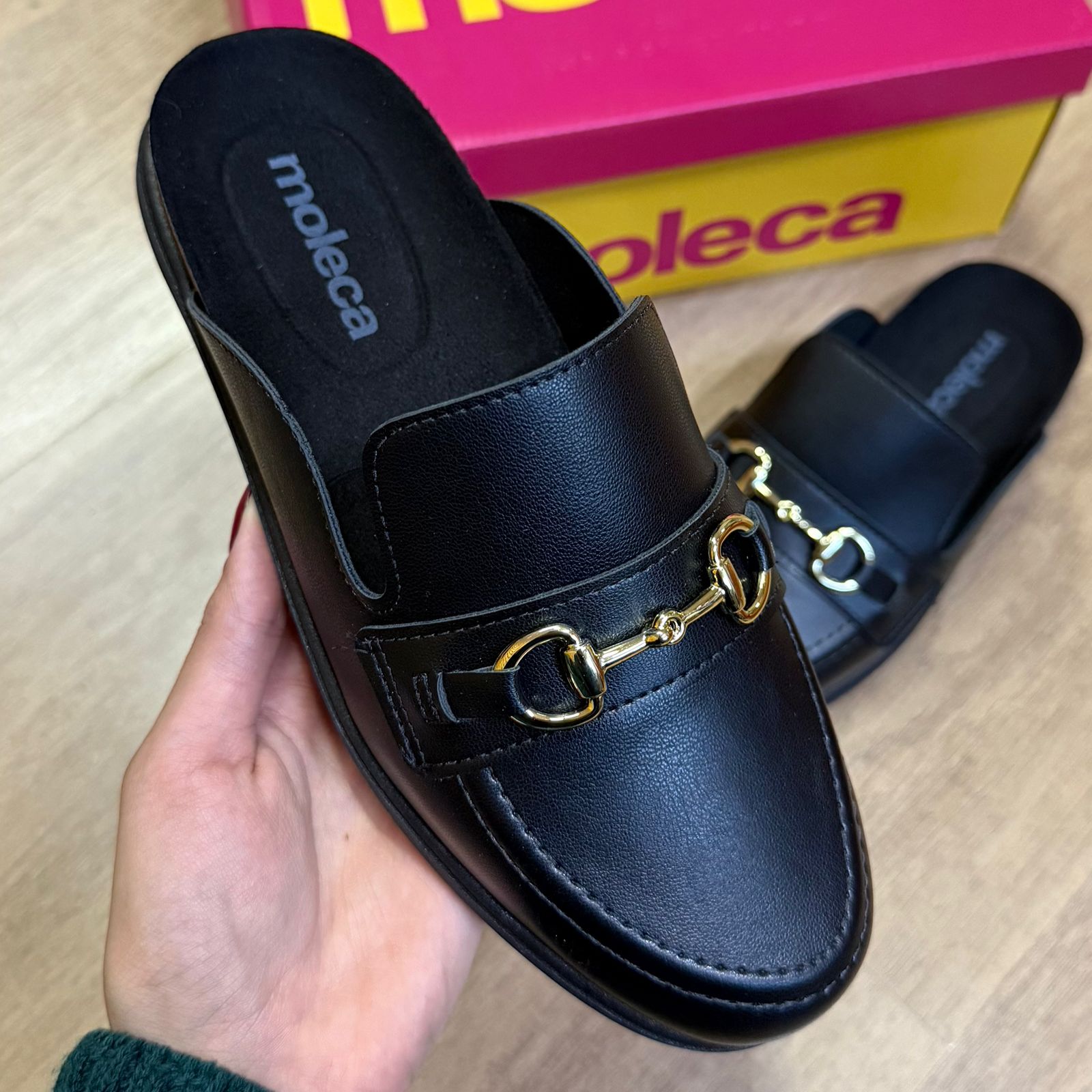 Mule Moleca Nó Dourado 5826.101