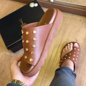 Sandália Vizzano Pontinhos Dourados 6510.117