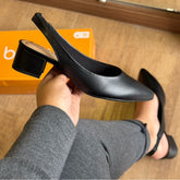 Sandália Beira Rio Salto Bloco e Bico Fino 4182.220