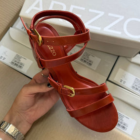 Sandália Arezzo Salto Bloco A124630079