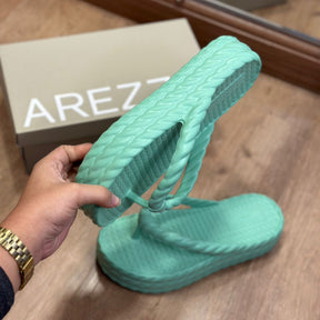 Sandália Arezzo Flatform Marrocos Mid Z190830001