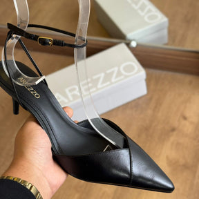 Scarpin Arezzo Couro Salto Kitten Aberto A127570112