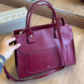 Bolsa Tote Arezzo Grande Detalhe Camurça A500230786