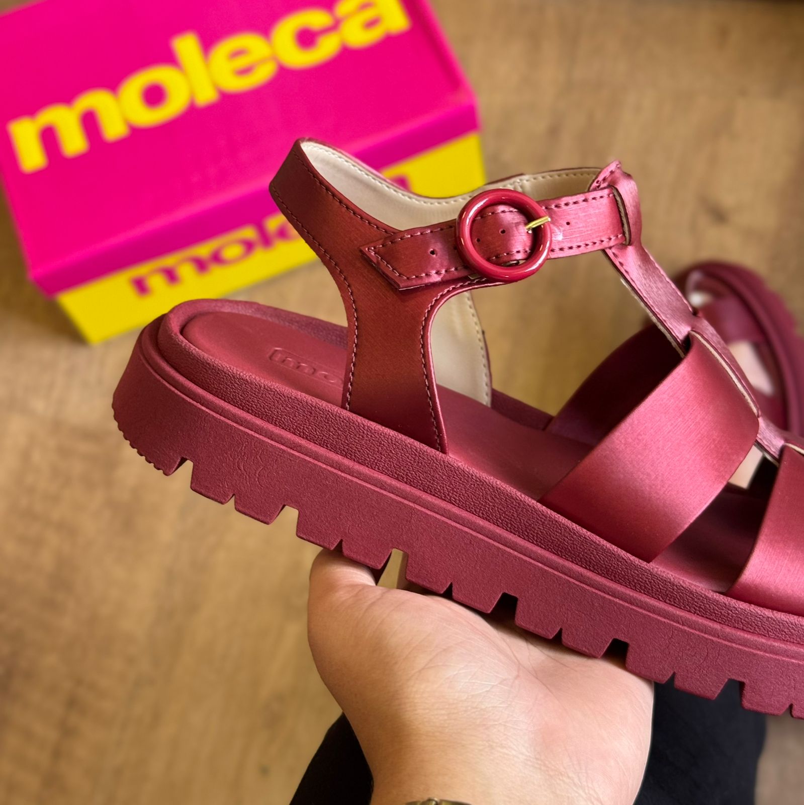 Sandália Papete Tratorada Moleca 5504.114