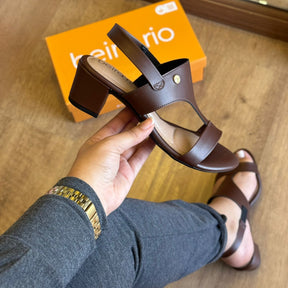 Sandália Beira Rio Salto Bloco 8246.1211