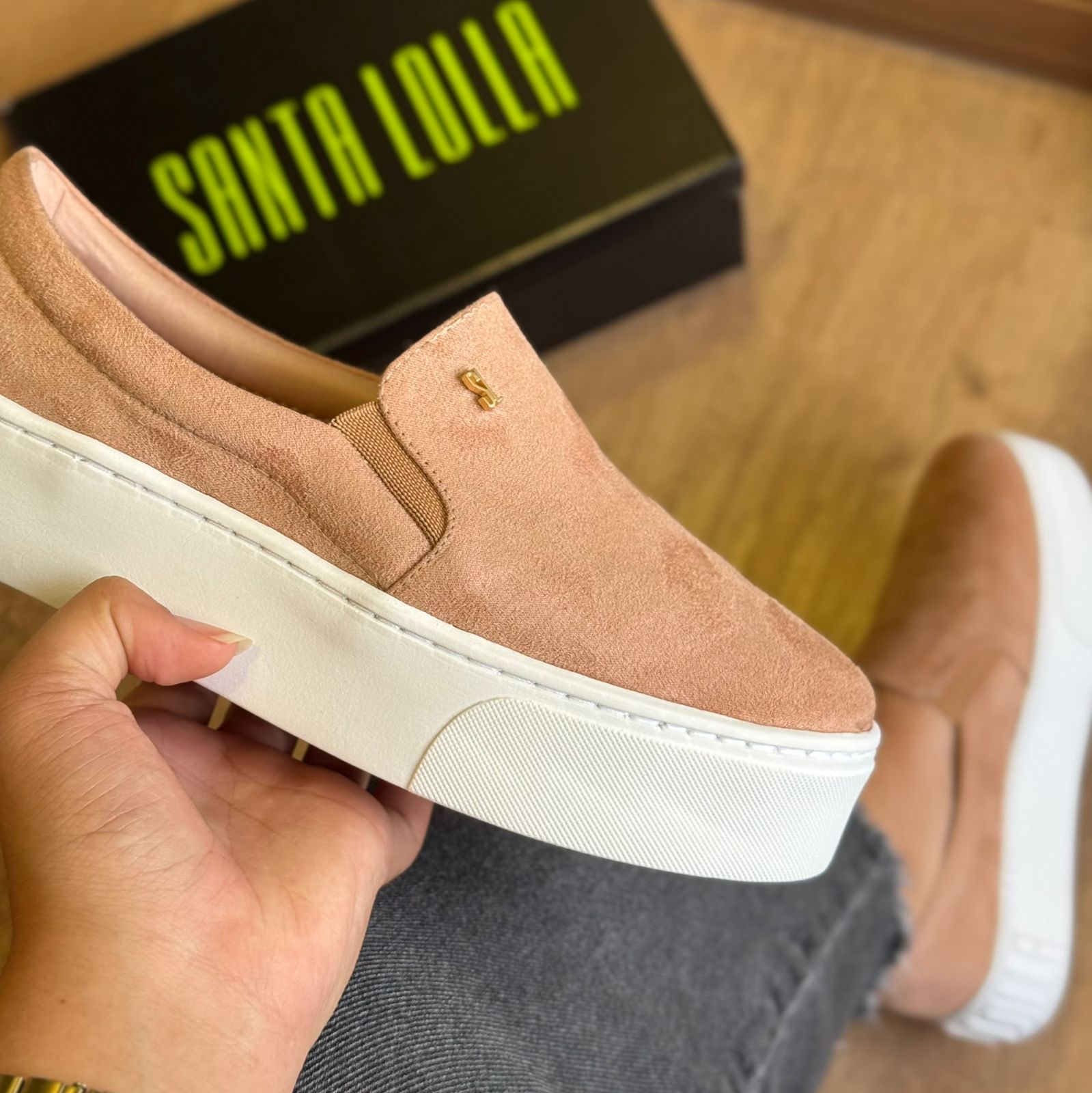 Tênis Santa Lolla Slip On Flatform 038F.11E4