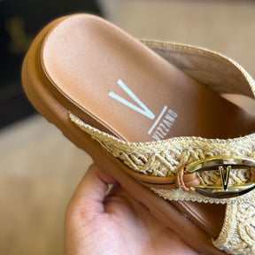 Sandália Vizzano Tiras em X Trançada 6510.121