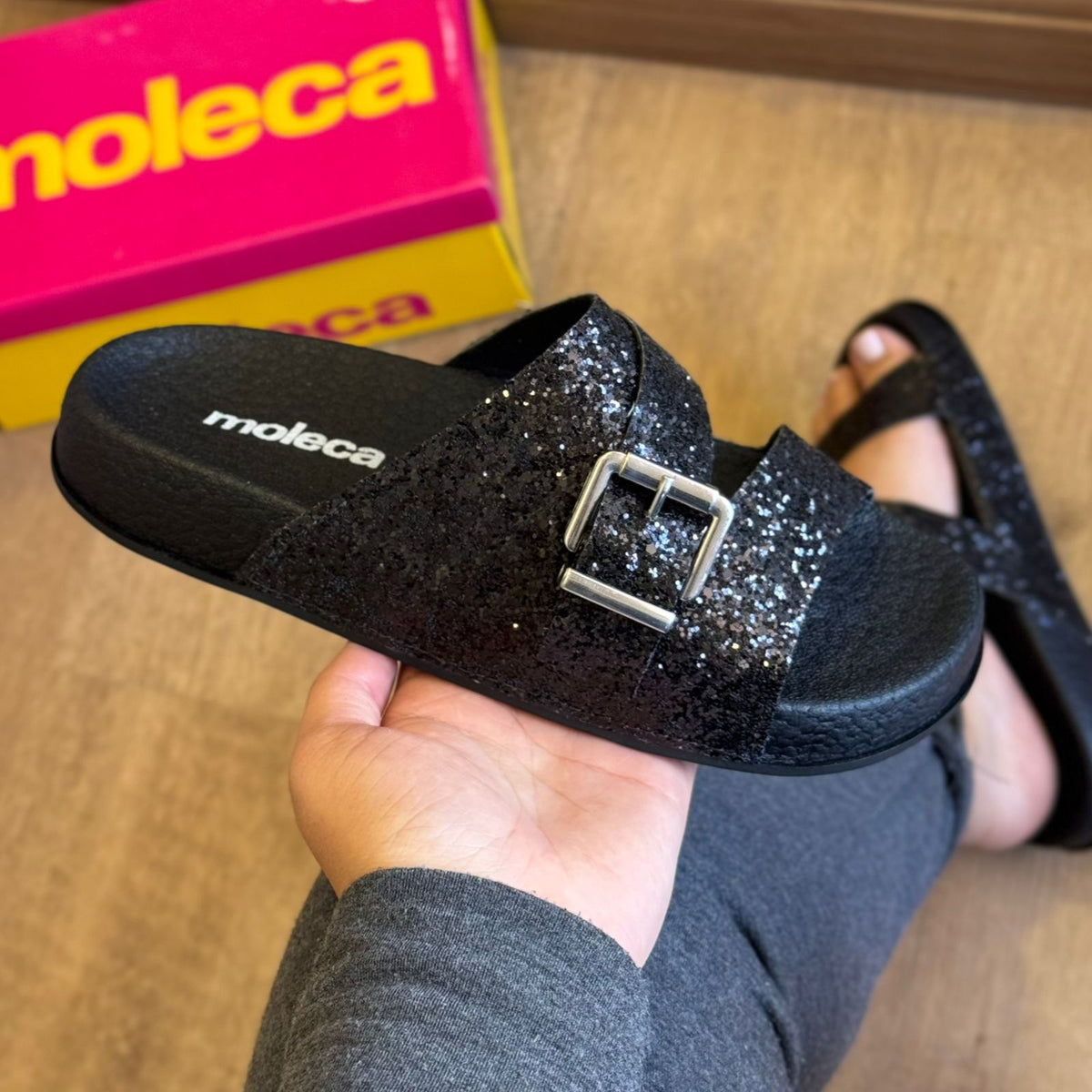 Sandália Moleca Brilho Eterno 5538.104