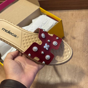 Rasteira Moleca Slide Pedrarias 5452.254