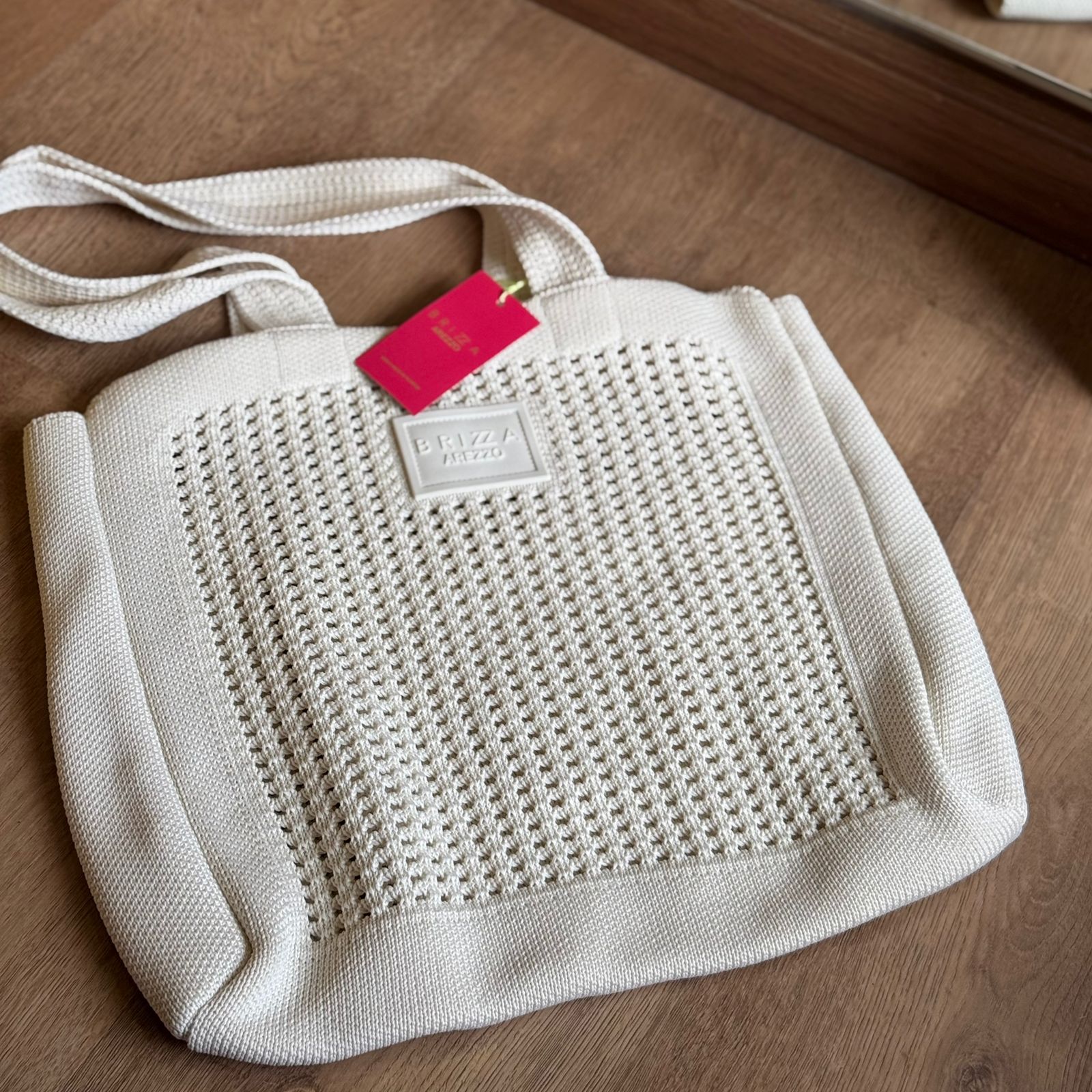 Bolsa Arezzo Brizza Shopping Crochê Mônaco Z19523